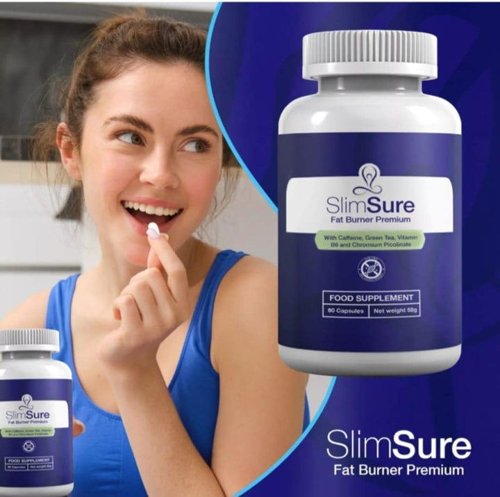 Slimsure – Premium Weight Management Support, Fat Burning & Appetite Control, Vegan Formula – 60 Capsules, 1 Month Supply