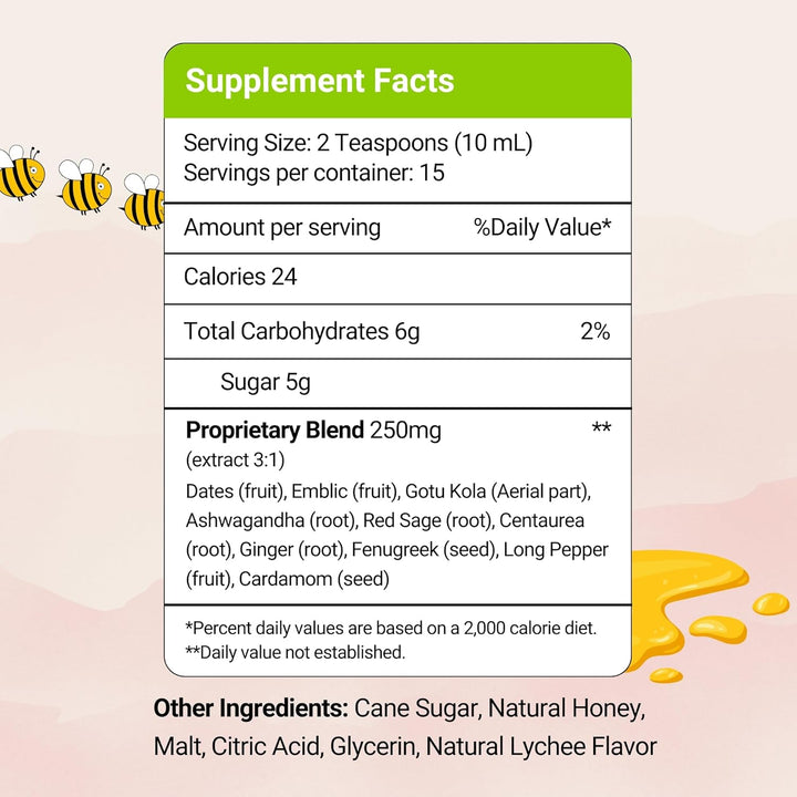 Vitality Supplement for Children - Promotes Growth and Appetite, Improves Mental Performance - Kids 1 Year and above - 150Ml