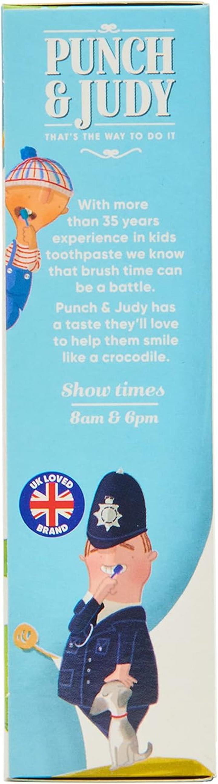 Punch & Judy Kids Toothpaste - Baby Strawberry Flavour, 0-2 Years, Fluoride, Sugar Free 50Ml (Pack of 1)