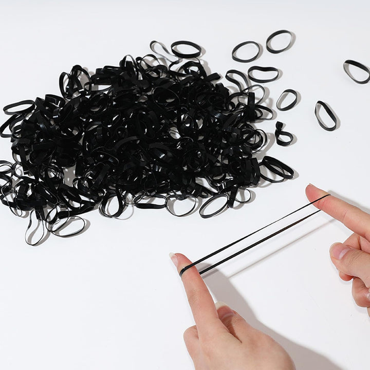 250X Elastic Hair Bands, Clear Hair Elastic Bands, Small Hair Bands, Hair Accessories for Women for Styling, Arts and Crafts