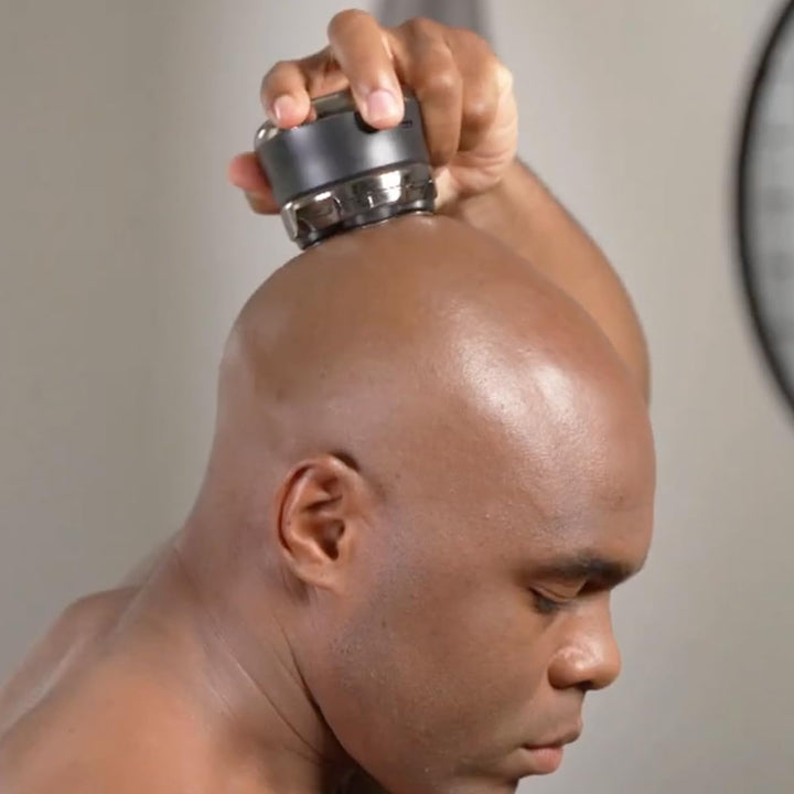 Maxilisse Head Shaver for Men - Professional Electric Shaver with 5 Floating Heads, Cordless, Rechargeable & Lightweight Design with Ergonomic Comfort Grip for Ultra-Close Smooth Head Shaving