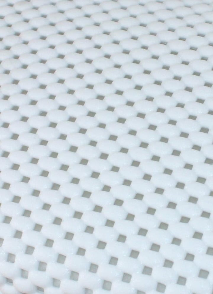 Waterproof Bath Pillow Cushion Headrest with Suction Cups (White)