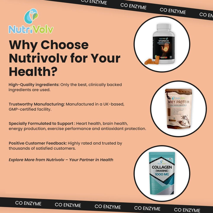 Co Enzyme Q10 300Mg Heart & Brain Health Care | High Absorption Promo Pack | 30 Capsules