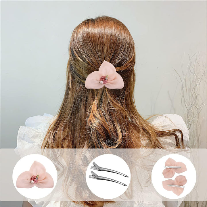 Duck Bill Hair Clips 24 PCS, Rustproof Metal Alligator Curl Clips, Pin Curl Clips, Silver Metal Hair Styling Clips for Sectioning, Curls & Extensions DIY Accessories (3.50 Inch)