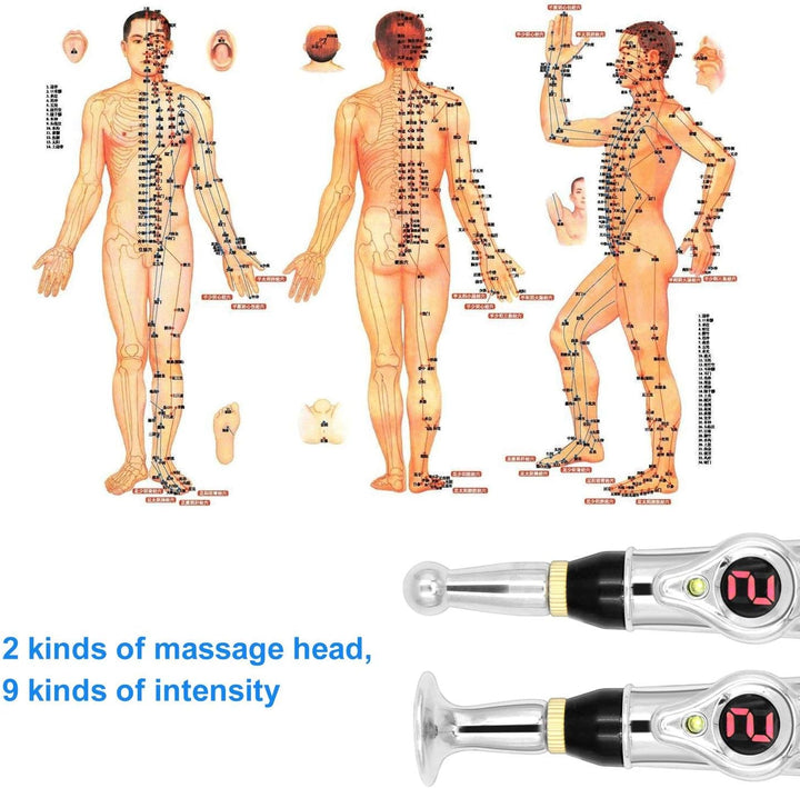 Acupuncture Pen - Electronic Meridian Acupuncture Massager Pen Meridian Acupoint Energy Massager for Pain Relief and Healthcare