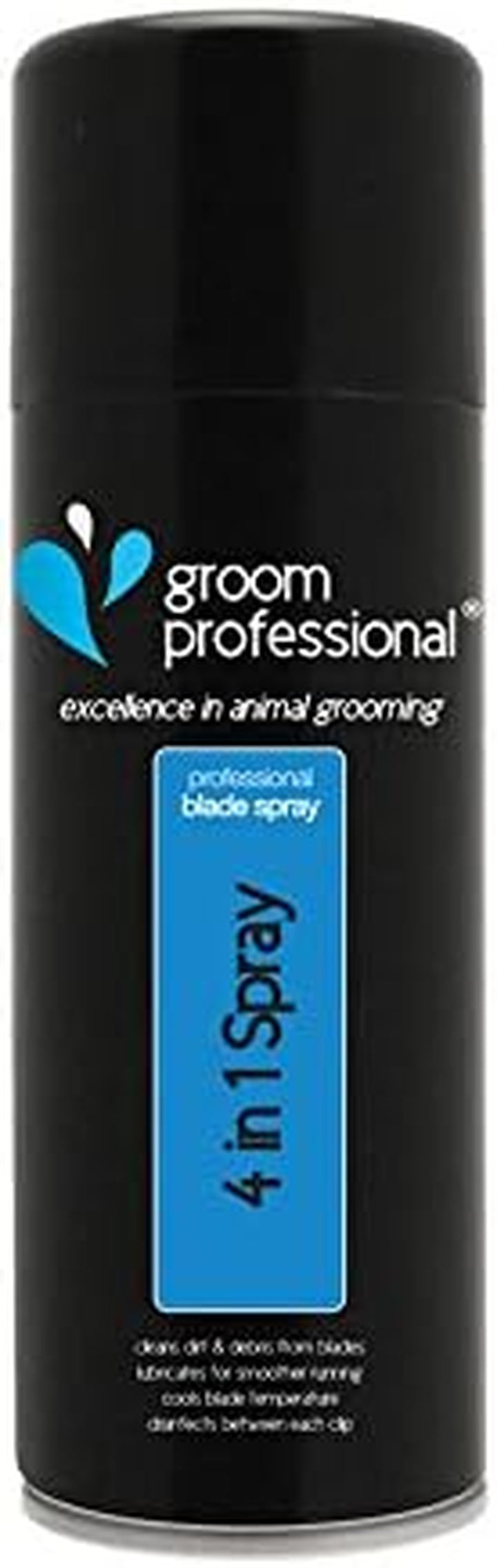 4-In-1 Clipper Blade Spray - Improves Blade Performance - Clipper Blade Lubricant - Used to Cool, Lubricate, Clean & Disinfect Clippers Blades - Instantaneous Results, 400Ml