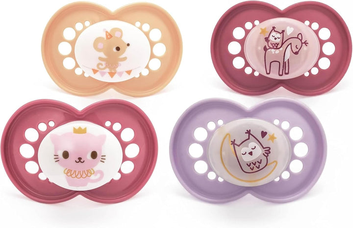 Original Soothers | 6 plus Months | 2 Pack | Comes in Dummy Steriliser Case | Sustainable Materials | Baby Accessories | Blue (Various Designs)