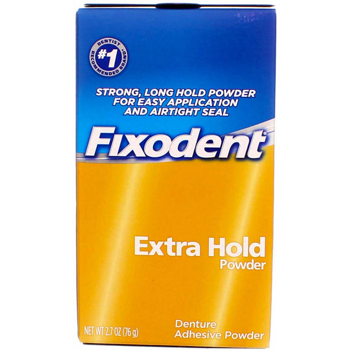 Extra Hold, Denture Adhesive Powder--2.7 Oz (76 G) by
