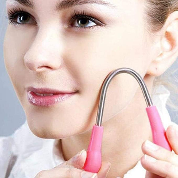 Facial Hair Remover Epilator Depilatory Spring Face Threading Tool Facial Hair Removal Device Makeup Tools, Epilator, Face Hair Removal Epilator, Epilation Sticks, Portable Epilator
