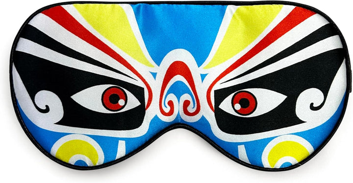 100% Silk Sleep Mask with Adjustable Strap,Comfortable and Super Soft Eye Mask Ultimate Sleeping Aid,Blindford Golden Moon