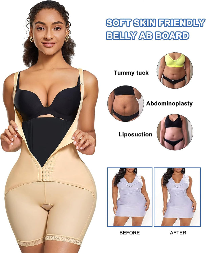 Abdominal Compression Board Flattening Belly AB Board Lumbar Post Surgery Lipo Back Foam Board Postpartum Recovery