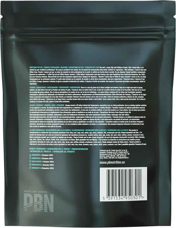 PBN L-Glutamine 500G Pouch