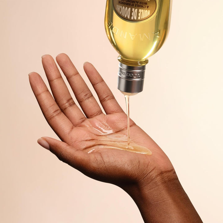 Almond Shower Oil, Hydrating & Nourishing Body Wash, Vegan & 99% Biodegradable, Luxurious Moisturising Cleanser for Soft, Smooth Skin, for Dry & Sensitive Skin