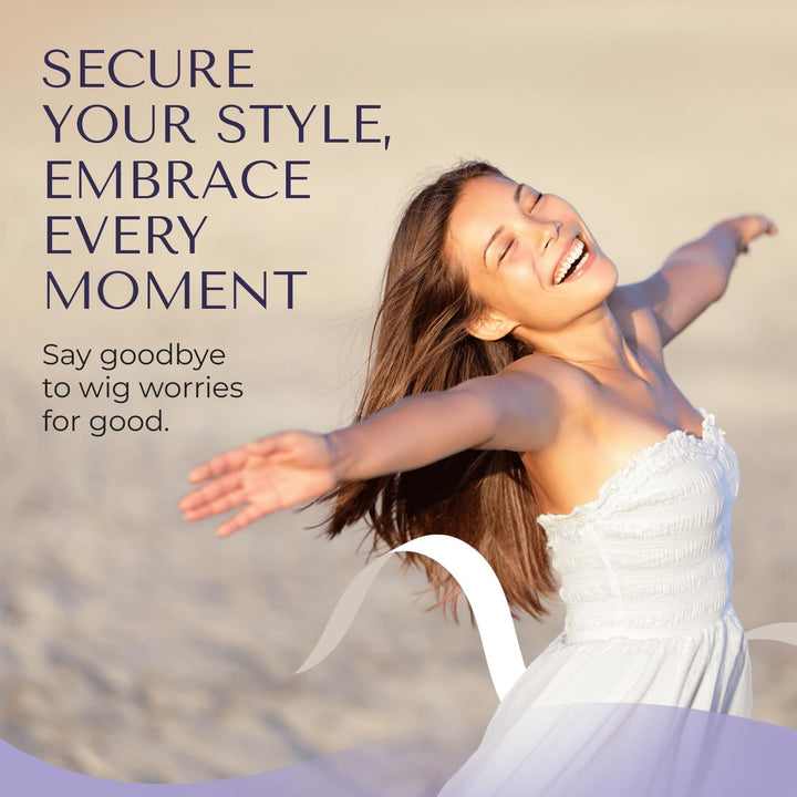 48Pcs Wig Tape Double Sided Extra Strong Hold - Toupee Tape for Woman, Wig Tapes for Lace Wigs, Hair System Tapes, Strong Waterproof Hold, Double Sided Hair Strips