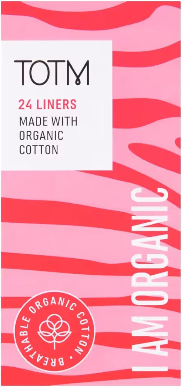 Panty Liners | Certified Organic Cotton | Unwrapped & Less Waste | Naturally Soft, Absorbent & Super Comfy | 24 Liners