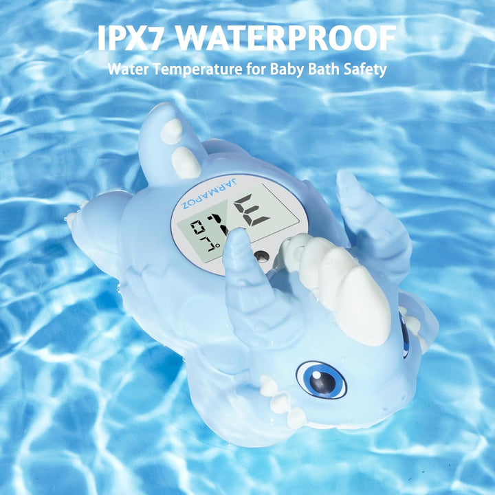 Baby Bath Thermometer Floating – Accurate Water Temperature in °C & °F for Newborns – Quick Read, Bpa-Free, Safe Bathtub Thermometer Toy for Infant Bathing