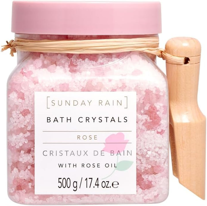 Luxury Nourishing Bath Crystals, Vegan & Cruelty-Free with Vitamin Rich Acai Berry Extract & Natural Sea Salts, 500G