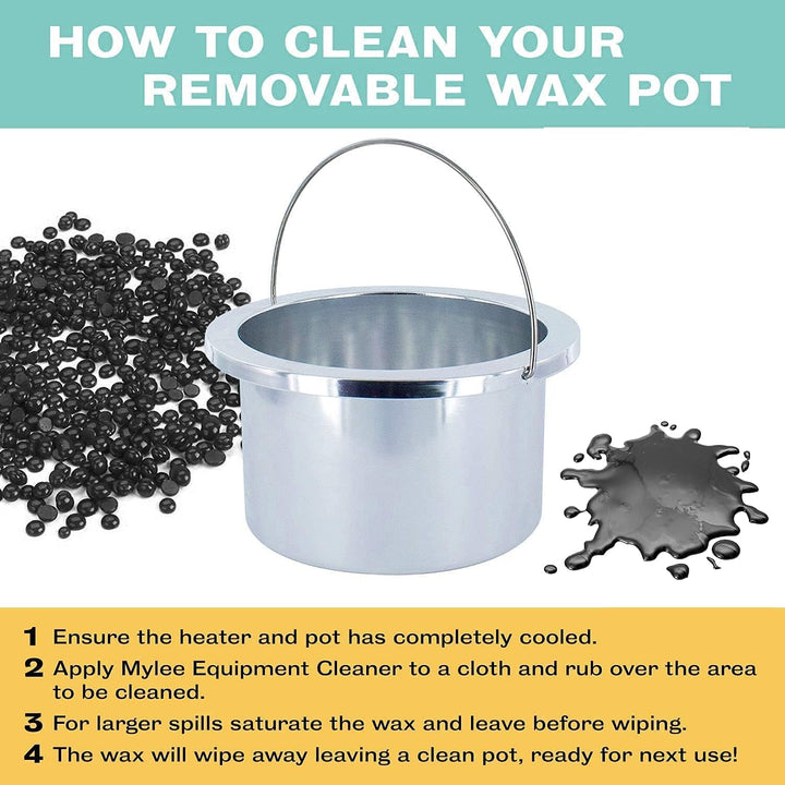 Professional Wax Heater Warmer with Handle Pot 500Ml for Paraffin, Soft & Crème Wax, Salon Quality Hair Removal, Depilatory Waxing Melter, Adjustable Temperature