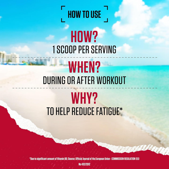 Nutrition Amino X Supplement with Vitamin D, Vitamin B6 and Amino Acids, Fruit Punch Flavour, 70 Servings, 1 Kg