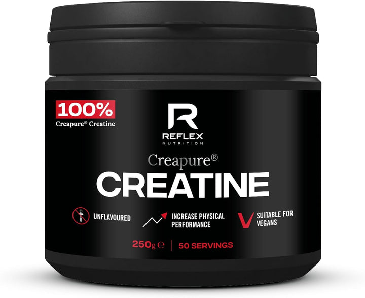 Nutrition Creapure® Creatine Monohydrate Powder Unflavoured - 100% Creatine for Strength, Muscle Gains & Recovery - No Fillers or Additives - 500G (Vegan Creatine 5G per Serving, 100 Servings)