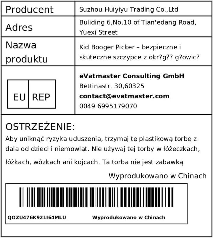 Kid Booger Picker - Safe and Effective Round-Head Booger Plier | Safe Nose Cleaning Tweezers with Transparent, Nose and Navel Tweezers