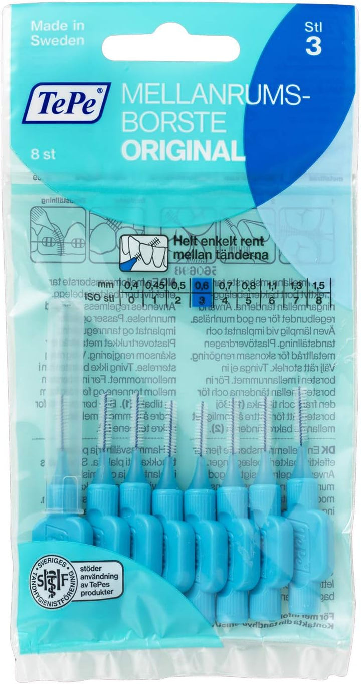 Green Interdental Brush 0.8Mm 25 Pack