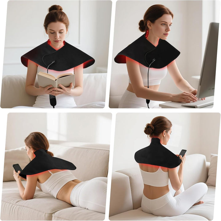 Glokore Therapy Wrap – Medical-Grade Red & Near-Infrared Light, Pain Relief, Reduced Inflammation, Enhanced Recovery & Improved Circulation