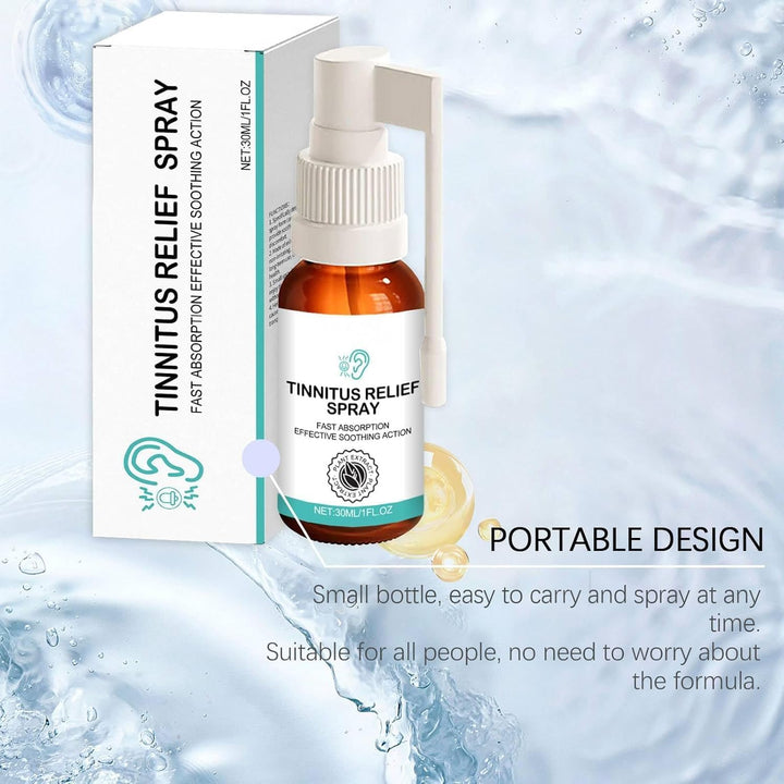 Medilisk Tinnitus Relief Spray, Tinnitus Treatment, Ear Spray, Quick Relief of Discomfort Spray, Ear Calm Spray, Natural Ingredients Tinnitus Relief Spray for Ringing Ears (2 Pcs)