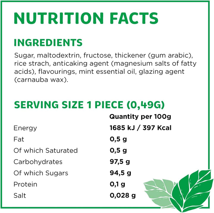 Classic Fresh Mints Sweets, Travel Essentials, Party Bag Fillers, on the Go Refreshment, Bulk Box of 24 X 18G Packs