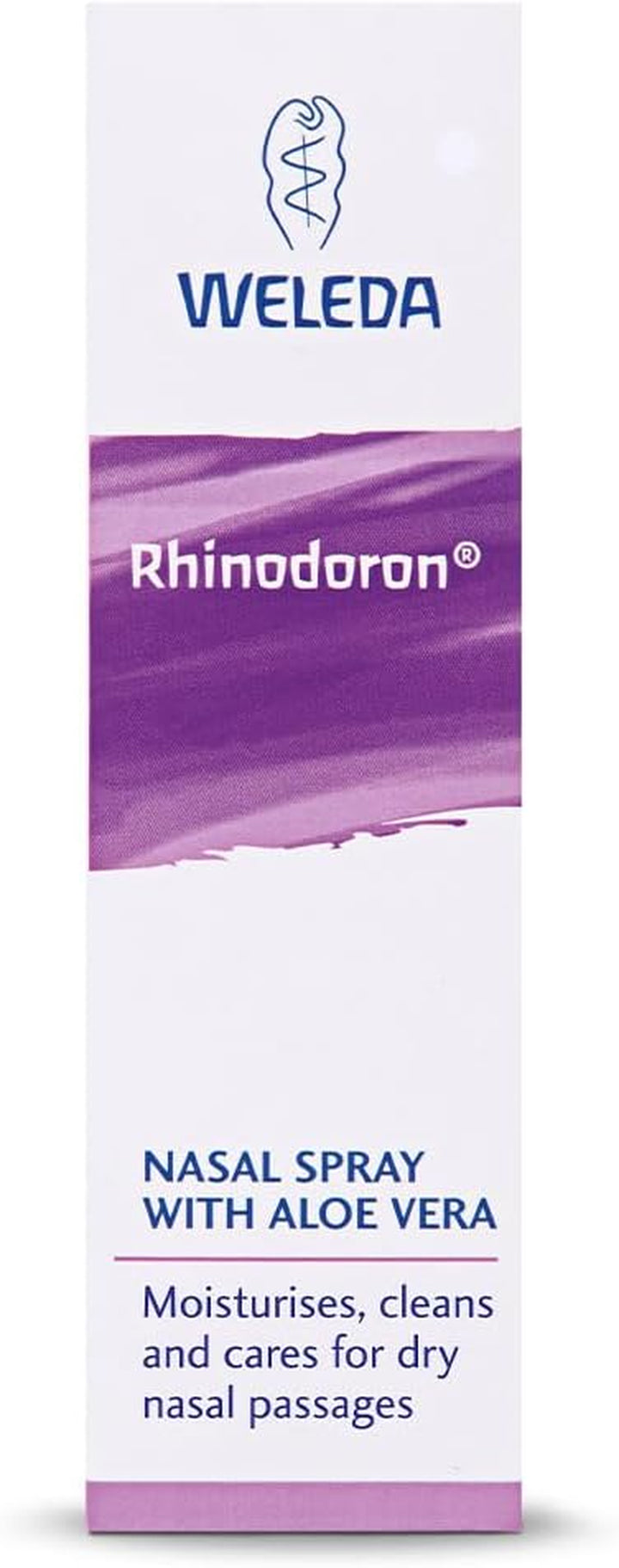 Rhinodoron Nasal Spray with Aloe Vera, for Dry Nasal Passages, 100% Certified Natural Saline Solution, Moisturising, 20Ml
