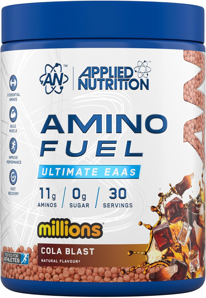 Amino Fuel - Amino Acids Supplement, EAA Essential Amino Acids Powder, Muscle Fuel & Recovery (390G - 30 Servings) (Fruit Burst) (New)