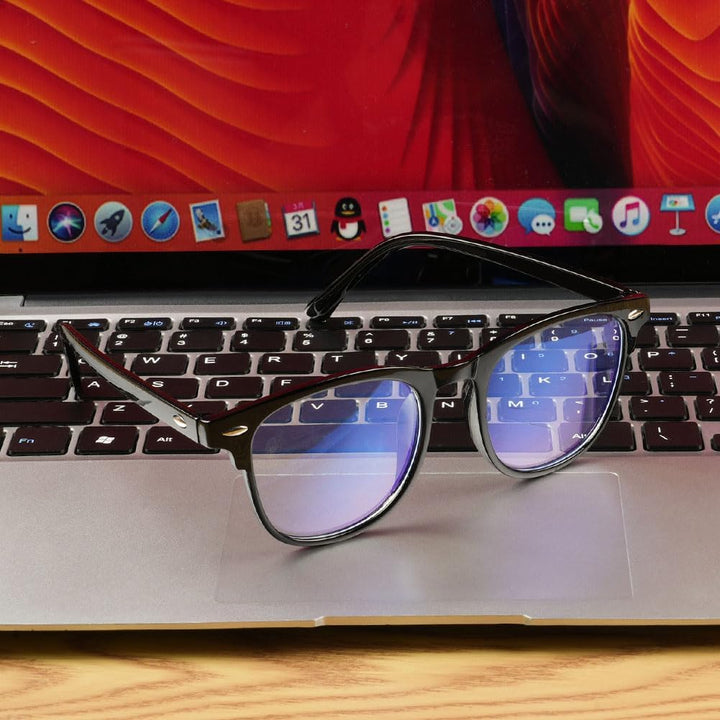 Blue Light Blocking Glasses, 1/2/3 Pcs anti Blue Light Computer Gaming Glasses for Women Men, Lightweight Reading Glasses anti Glare anti Eyestrain