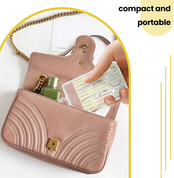 10 Pcs Spiral Dual-Blade Nose Hair Trimmer Set with 2 Precision A-Scissors & Mirror-Polish Round-Tip Scissors – 360° Rotating Stainless Steel Grooming Kit