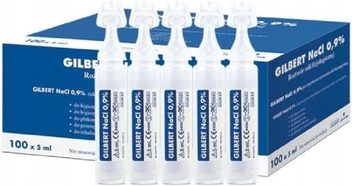 Nacl 09% Sterile Isotonic 100 Nacl 0.9% Sodium Chloride - Nacl Inhalation Saline Solution for Airway Humification 100 X 5 Ml Unit Dose Vial, Humidifying Airway