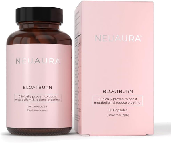 Bloatburn Supplement - Bloating and Digestion Support, All-Natural Ingredients, 60 Capsules, 1 Month Supply for Menopause Wellness - Vegan & Gluten Free