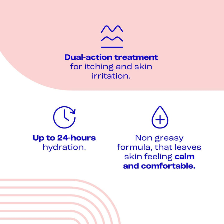 Dermatological Itch Relief Cream, Moisturising Dual Action Treatment for Itchy and Irritated Skin, 500G