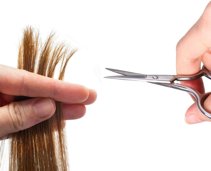 Stainless Steel Facial Hair Scissors - Small Straight Tip Scissors for Eyebrows, Nose, Moustache, Beard & Eyelash