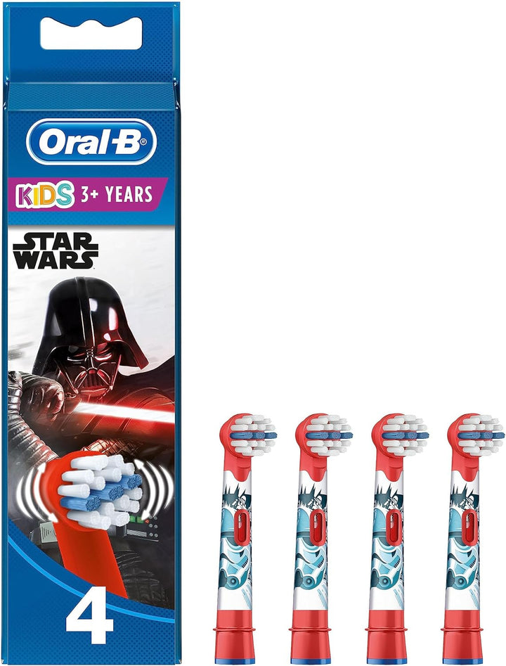 Stages Power Cars Kids Toothbrush Replacement Heads (Pack of 4)