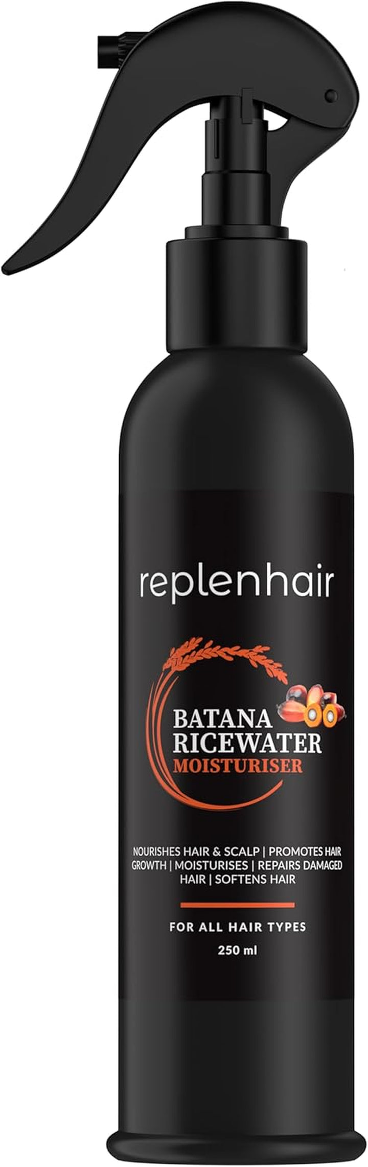 Rice Water Coconut Hair Growth Spray - Leave in Conditioner Infused with Coconut Oil Hair & Essential Oil for Hair Growth, Reduces Hair Fall, Dandruff & & Promotes Thicker Hair - 250Ml