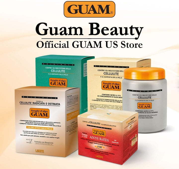 FIR anti Cellulite Seaweed Hot Body Mud - 500G Warm Cellulite Remover for Flat Tummy & Waist - Belly Tightening Skin Firming Cream - 15Min Fast Formula to Boost Skin Microcirculation & Elasticity