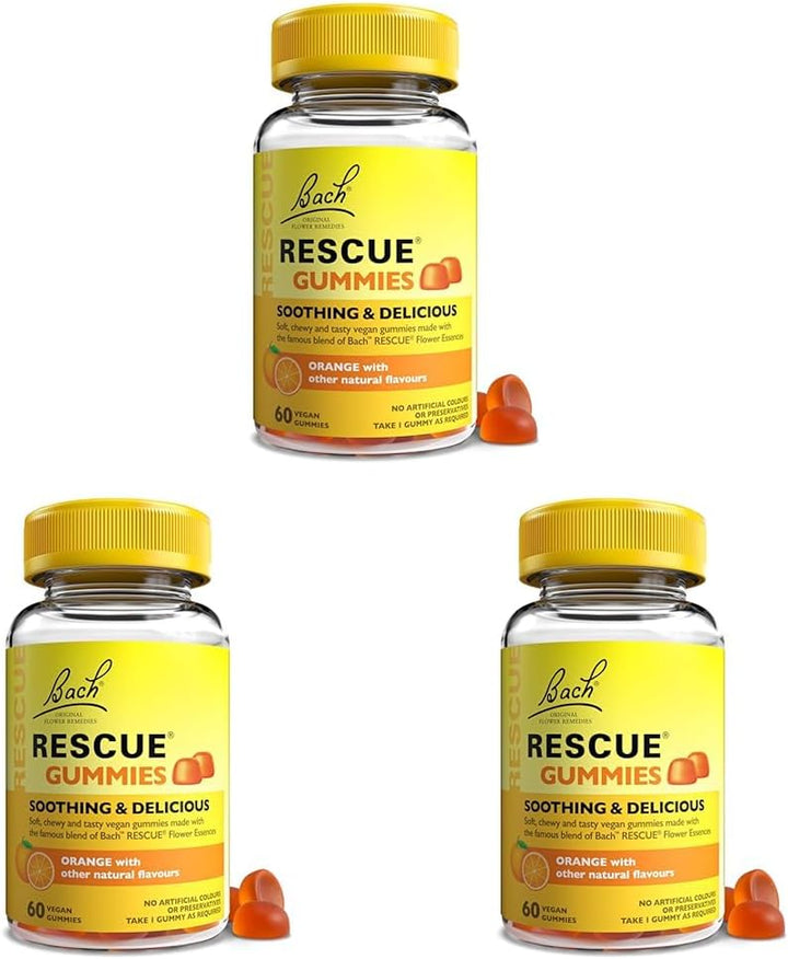 Night Gummies | Natural Bedtime Support | Bach Original Flower Essences | 60 Vegan Raspberry Flavoured Gummies | Help Prepare for Restful Sleep