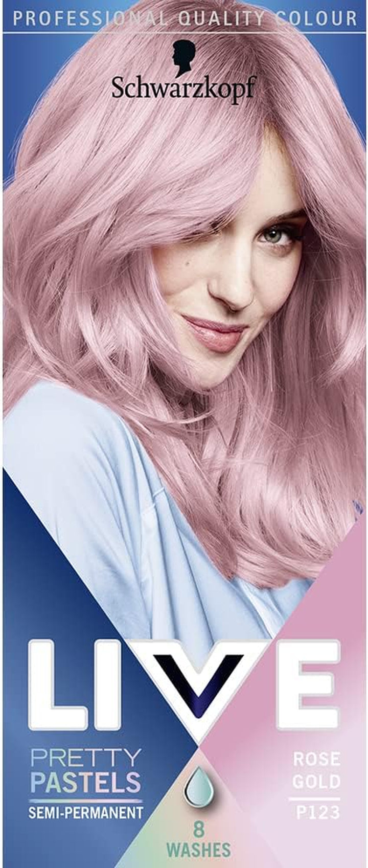 Schwarzkopf  Ultra Brights or Pastels, Vibrant Semi-Permanent Pink Hair Dye, Lasts up to 15 Washes- Shocking Pink 093