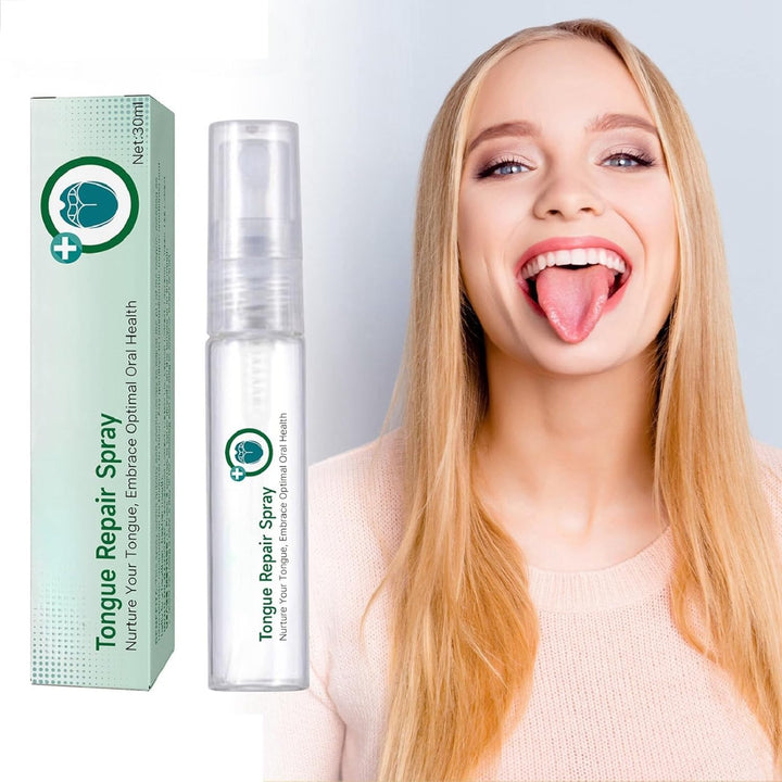 2Pcs Tongue Repair Spray,Sore Tongue Relief,Breath Fresheners,Fissured Tongu/E Relief Spray,Tongu/E Moisturizing S/Pray,Instant Dry Mouth R/Elief,Mou/Th Spra/Y for Dryness