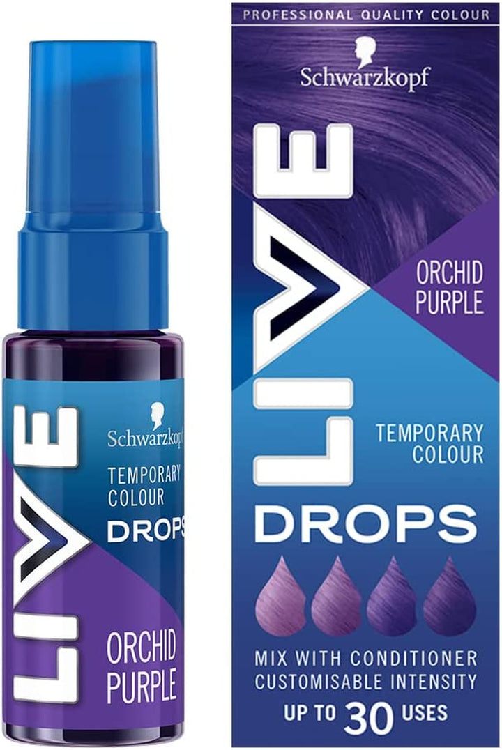 Schwarzkopf  Colour Drops, Vegan, Semi-Permanent, Red Hair Dye, Lasts 2 to 12 Washes, Fiery Red 30 Ml