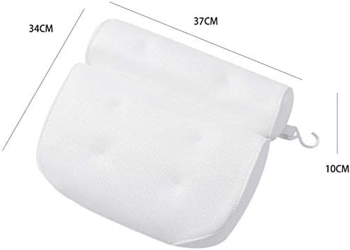 LALANG EJY Bath Pillow Bathtub Spa Pillow, Non-Slip Suction Cups for Perfect Head, Neck, Back and Shoulder Support