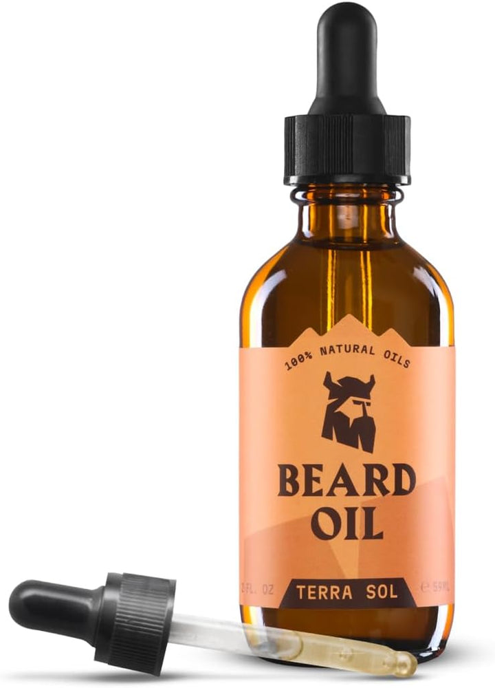 Beard Oil for Men - 60 Ml, Vanilla Scent - Naturally Derived Conditioner with Almond, Tea Tree, Argan & Jojoba Oil for Beard Growth, Softening & Moisturising