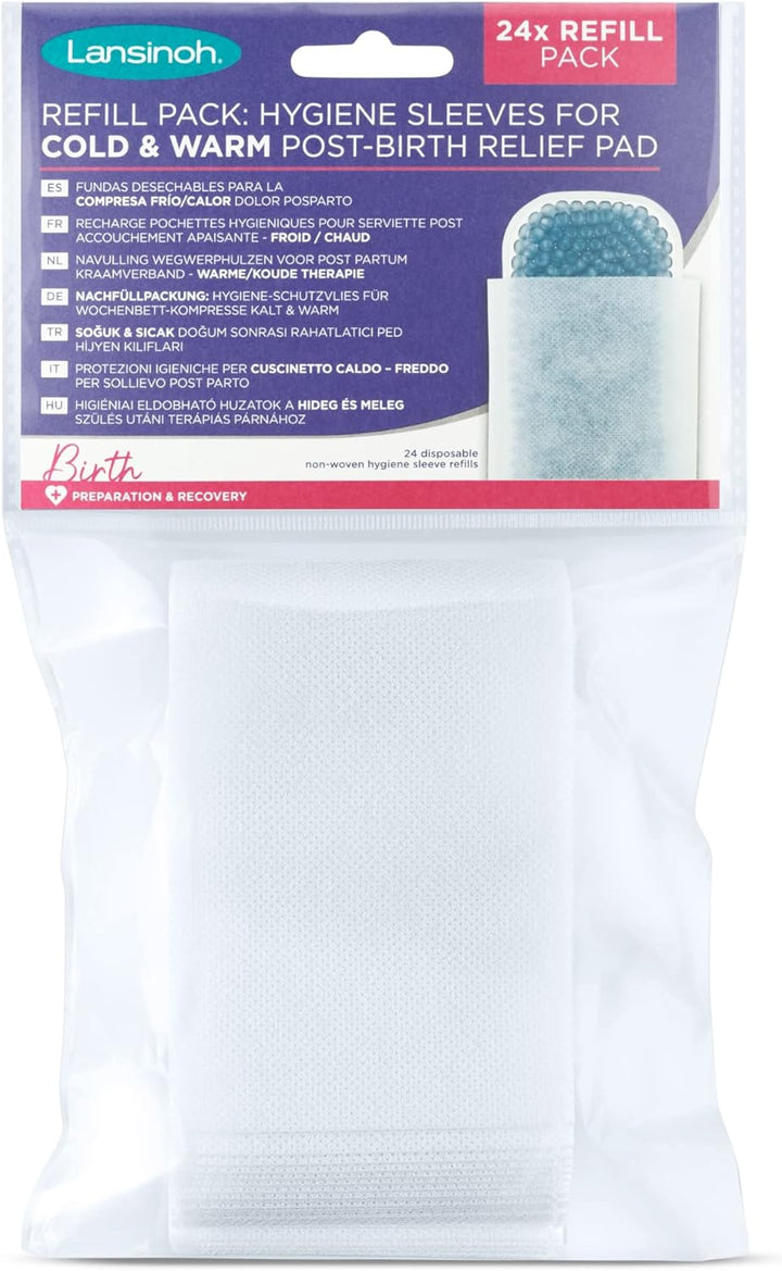 Cold & Warm Post-Birth Relief Pad Sleeves Refill (24 Pack)
