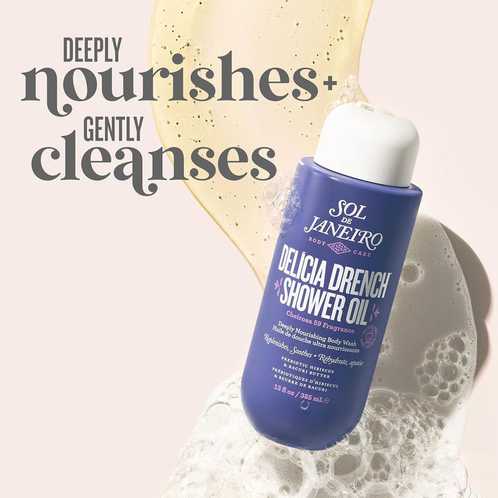Delicia Drench Shower Oil Moisturizing Cleansing Oil