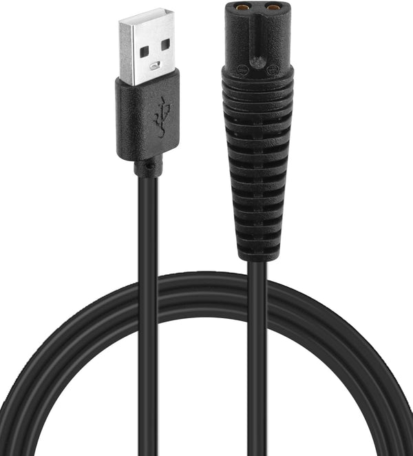 USB Charging Cable 12V for Braun Shaver, Beard Trimmer Charger Cord Compatible with Braun Series 1 3 5 7 9,790CC 3080S 3040S 310S 3020S 3050Cc 5040S 760CC F5-5800 MS-5700 SR-9130