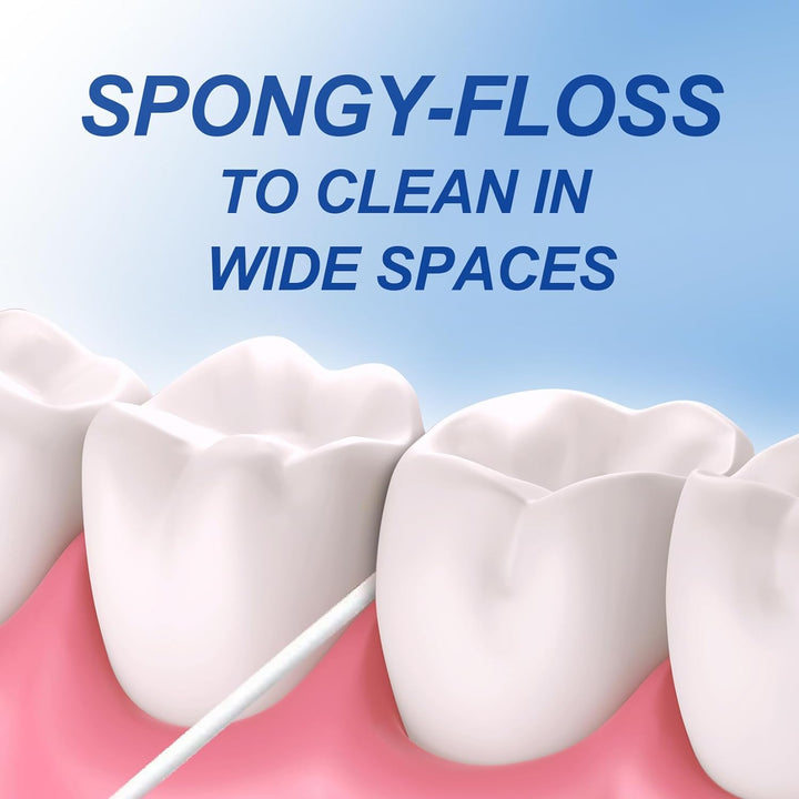 Dental Floss for Braces, Super Floss Pre-Cut Strands,60 Count, Pack of 2